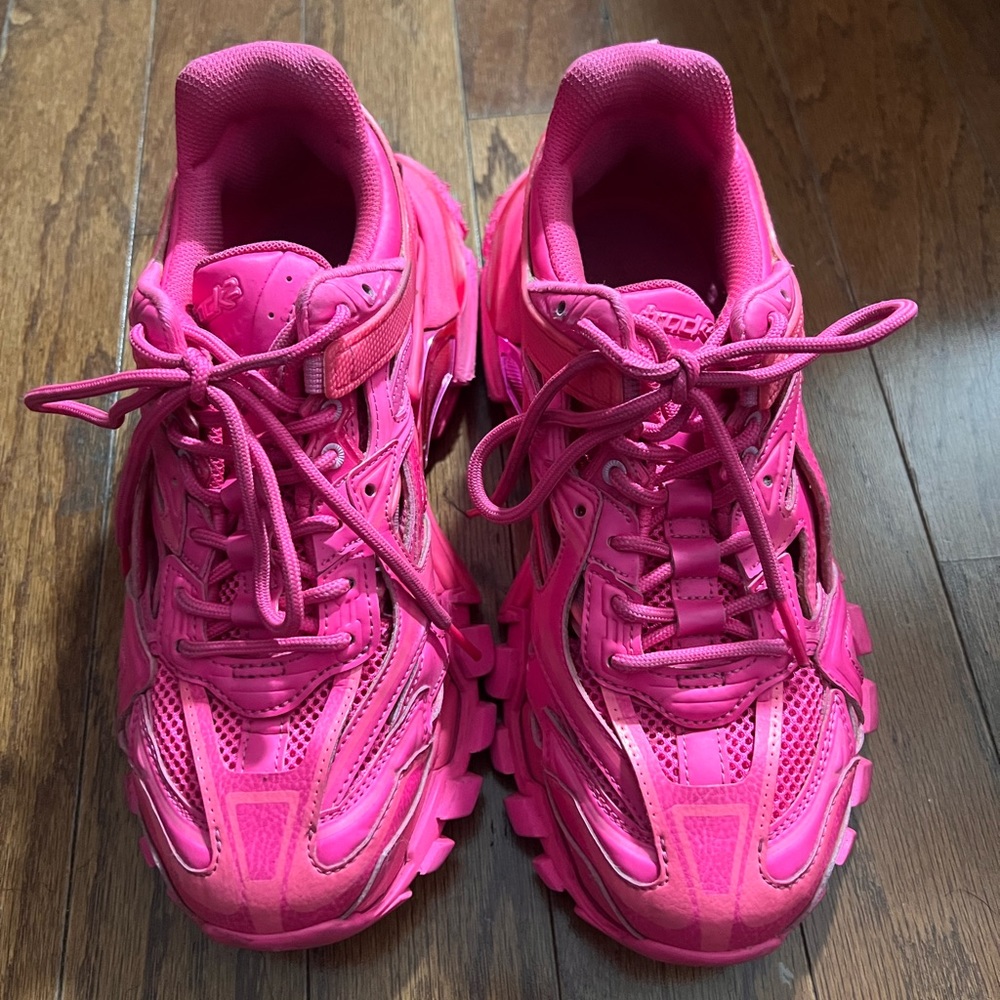 Pink Balenciaga sneakers